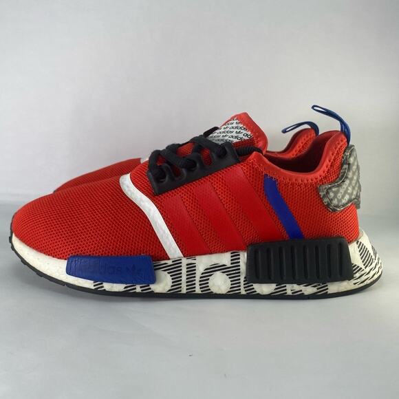ADIDAS NMD _R1 "Active Red/Black" Men's Shoes Size 5 - Picture 1 of 14
